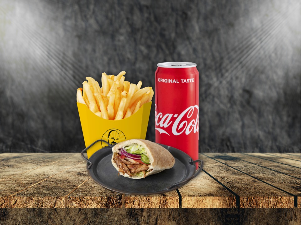 Gyros pita kis menü