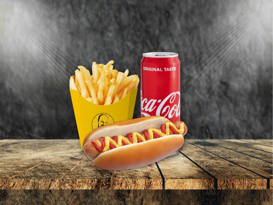 Natúr Hot-dog kis menü